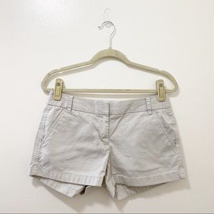 J. Crew Kakhi 4” Stretch Chino Shorts Size 4